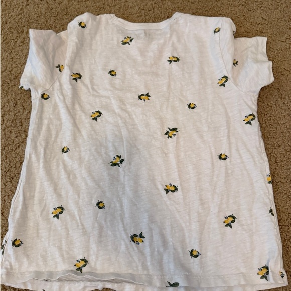 Old Navy White and Yellow Short Sleeve Tee - Picture 3 of 5
